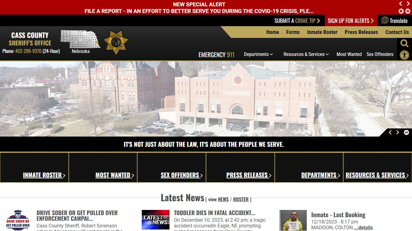 Inmate Roster - Current Inmates Booking Date Descending - Cass County ...